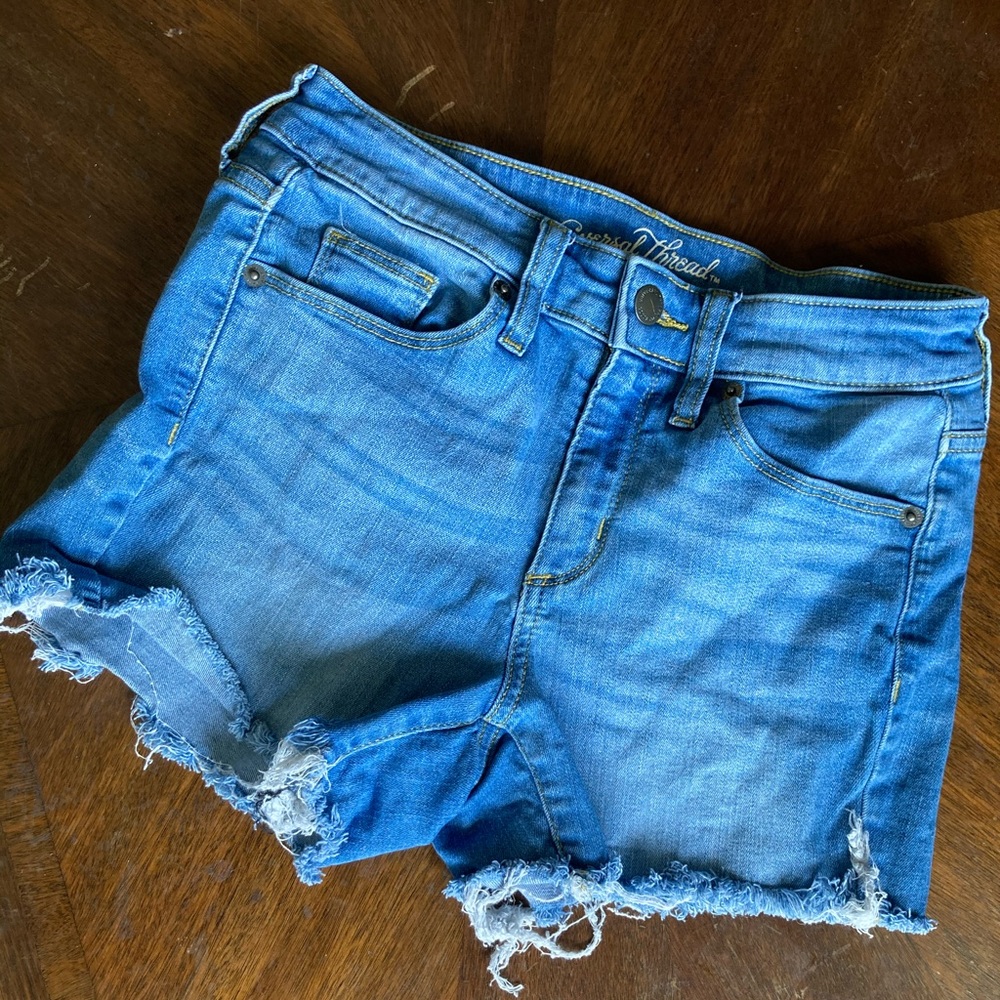 Denim shorts
